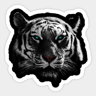 White Tiger Sticker